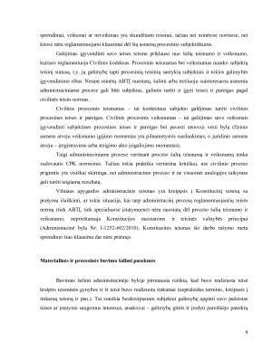 Proceso šalių ypatumai administracinėse bylose. Paveikslėlis 9