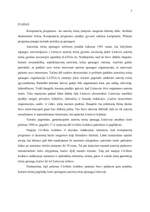 PROGRAMINĖS ĮRANGOS AUTORIŲ TEISĖS IR JŲ APSAUGA. Paveikslėlis 3