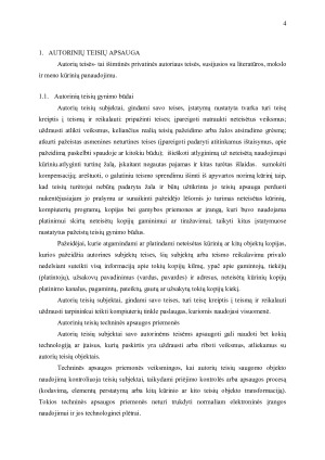 PROGRAMINĖS ĮRANGOS AUTORIŲ TEISĖS IR JŲ APSAUGA. Paveikslėlis 4