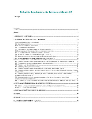 Religinių bendruomenių teisinis statusas