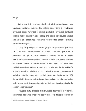 Religinių bendruomenių teisinis statusas. Paveikslėlis 2
