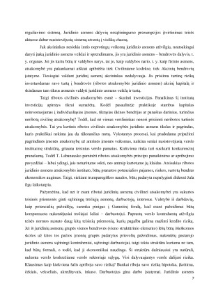 Ribotos ir neribotos civilinės atsakomybės juridiniai asmenys. Paveikslėlis 5