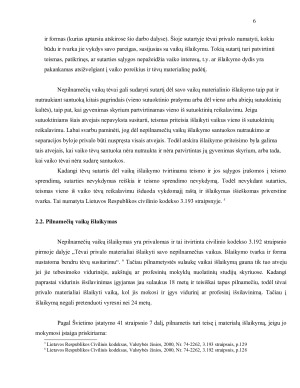 Tėvų pareigos materialiai išlaikyti savo vaikus analizė. Paveikslėlis 6