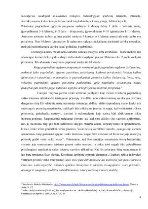 Vaiko interesų pirmenybės principas Lietuvoje. Paveikslėlis 4