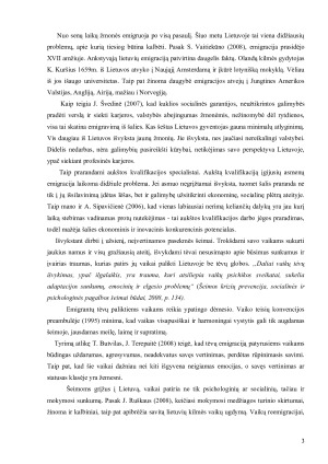 VAIKO TEISIŲ PAŽEIDIMAS TĖVŲ EMIGRACIJOS ATVEJU. Paveikslėlis 3
