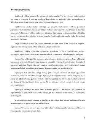 Valdžių padalijimo principo įgyvendinimas Lietuvoje. Paveikslėlis 6