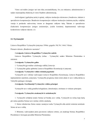 Valdžių padalijimo principo įgyvendinimas Lietuvoje. Paveikslėlis 7