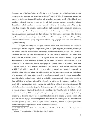 Valstybės imunitetas nuo vykdymo veiksmų. Paveikslėlis 9