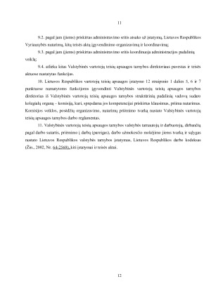 Valstybinės vartotojų teisių apsaugos tarnybos veikla ir paskirtis. Paveikslėlis 10