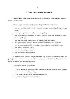 Valstybinės vartotojų teisių apsaugos tarnybos veikla ir paskirtis. Paveikslėlis 3