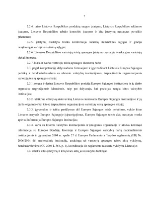 Valstybinės vartotojų teisių apsaugos tarnybos veikla ir paskirtis. Paveikslėlis 6