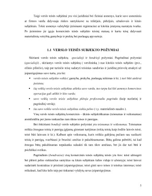 VERSLO TEISĖS SUBJEKTAI IR JŲ ORGANIZACINĖS FORMOS. Paveikslėlis 5