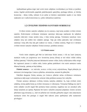 VERSLO TEISĖS SUBJEKTAI IR JŲ ORGANIZACINĖS FORMOS. Paveikslėlis 6