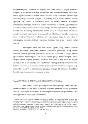 VIEŠOJO INTERESO GYNIMAS IR NUOSAVYBĖS TEISIŲ APSAUGA. AR ĮMANOMAS BALANSAS. Paveikslėlis 6
