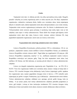 VIRŠNACIONALINIAI TEISĖS AKTAI. JŲ SANTYKIS SU NACIONALINE TEISE. Paveikslėlis 3