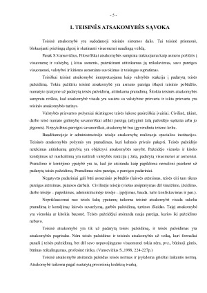 Teisinė atsakomybė ir teisinės atsakomybės principai. Paveikslėlis 4