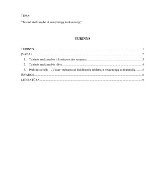 Teisinė atsakomybė už nesąžiningą konkurenciją