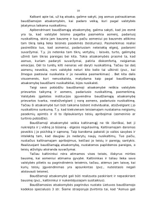 Teisinės atsakomybės rūšys ir jų palyginimas. Paveikslėlis 10