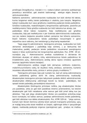 Teisinės atsakomybės rūšys ir jų palyginimas. Paveikslėlis 7