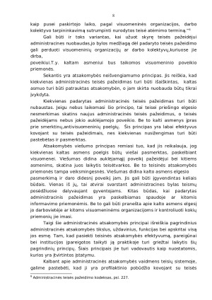 Teisinės atsakomybės rūšys ir jų palyginimas. Paveikslėlis 8