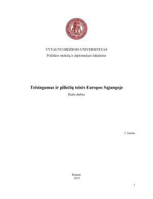 Teisingumas ir piliečių teisės Europos Sąjungoje
