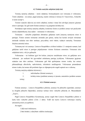 TEISINIAI SANTYKIAI. Paveikslėlis 8