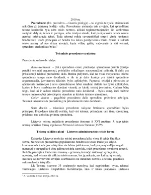 Teismų precedentai. Precedentas Konstitucinio teismo doktrinoje. Paveikslėlis 2
