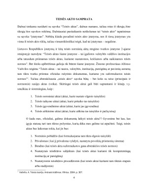 TEISĖS AKTŲ HIERARCHIJA. Paveikslėlis 4