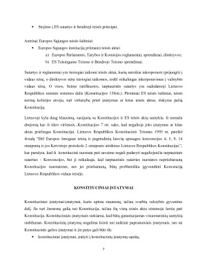 TEISĖS AKTŲ HIERARCHIJA. Paveikslėlis 7