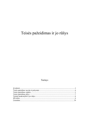 Teisės pažeidimas ir jo rūšys