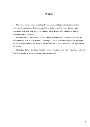 Teisės pažeidimo sąvoka, rūšys ir teisinė atsakomybė. Paveikslėlis 2