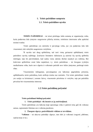 Teisės pažeidimo sąvoka, rūšys ir teisinė atsakomybė. Paveikslėlis 3