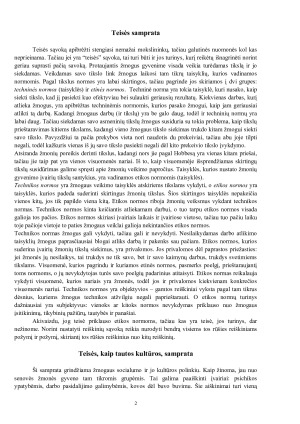 TEISĖS SAMPRATŲ ĮVAIROVĖ. Paveikslėlis 3