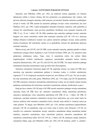 SANTUOKOS NUTRAUKIMAS. LR CK IR LR SŠK – LYGINAMASIS ASPEKTAS. Paveikslėlis 5