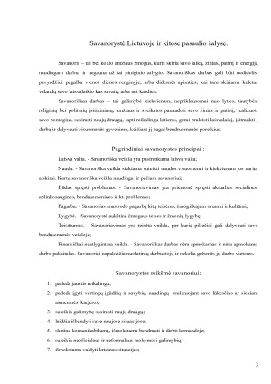 Savanorystė Lietuvoje ir kitose pasaulio šalyse. Savanoriškos veiklos teisinis reglamentavimas. Paveikslėlis 3