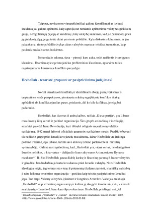Savigynos teisės problematika. Izraelio – Hezbollah konfliktas. Paveikslėlis 7