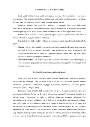 Socialinė teisės paskirtis ir funkcijos. Paveikslėlis 6