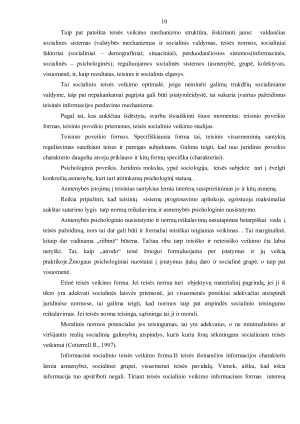 Socialinė teisės paskirtis ir funkcijos. Paveikslėlis 9