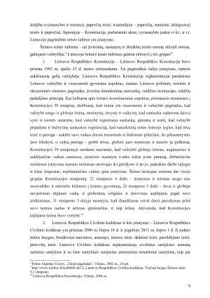 ŠEIMOS TEISĖS SAMPRATA, PRINCIPAI, ŠALTINIAI. Paveikslėlis 8