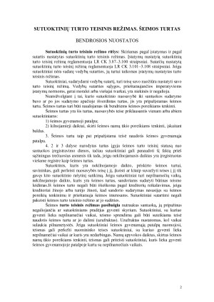 Šeimos turto teisinis statusas ir jo apsauga. Paveikslėlis 2