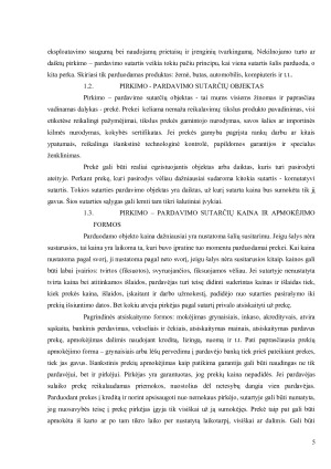 PIRKIMO PARDAVIMO SUTARTISDARBO SUTARTYS. Paveikslėlis 5