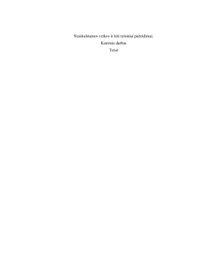 Nusikalstamos veikos ir kiti teisiniai pažeidimai