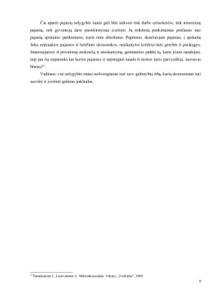 PAJAMŲ NELYGYBĖ IR KITOS RINKOS PROBLEMOS. Paveikslėlis 9