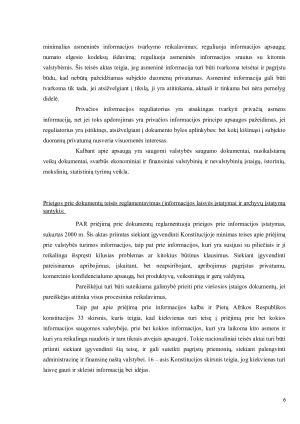 PAR IR ZIMBABVĖS ARCHYVŲ TEISINIO REGLAMENTAVIMO PALYGINIMAS. Paveikslėlis 6