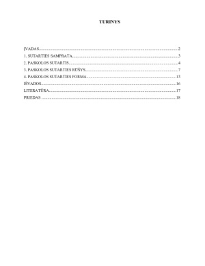 Paskolų sutarčių rūšių ir formų analizė