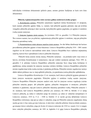 Pilietybė, jos esmė. Pilietybės įgijimas, netekimas. Paveikslėlis 4