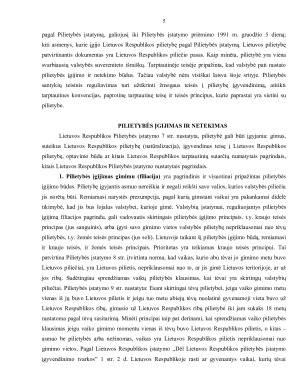 Pilietybė, jos esmė. Pilietybės įgijimas, netekimas. Paveikslėlis 5