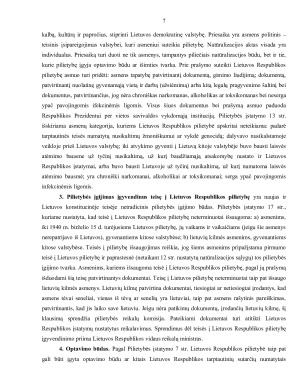 Pilietybė, jos esmė. Pilietybės įgijimas, netekimas. Paveikslėlis 7