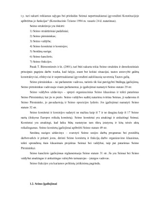 PILIETYBĖ. REFERENDUMAS. RINKIMŲ PAGRINDAI. SEIMAS STRUKTŪRA IR ĮGALIOJIMAI. PREZIDENTAS IR JO ĮGALIOJIMAI. SAVIVALDYBĖS TARYBA, JOS STRUKTŪRA IR ĮGALIOJIMAI. Paveikslėlis 5