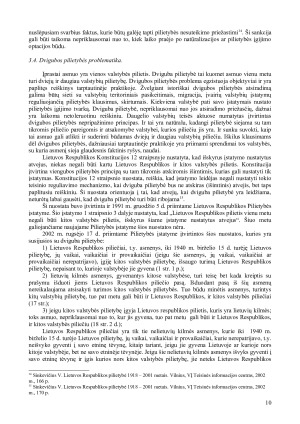 PILIETYBĖS INSTITUTAS LIETUVOS KONSTITUCINĖJE TEISĖJE. Paveikslėlis 10